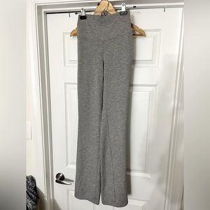 WHBM size 2Long grey yoga pants- Slim boot style